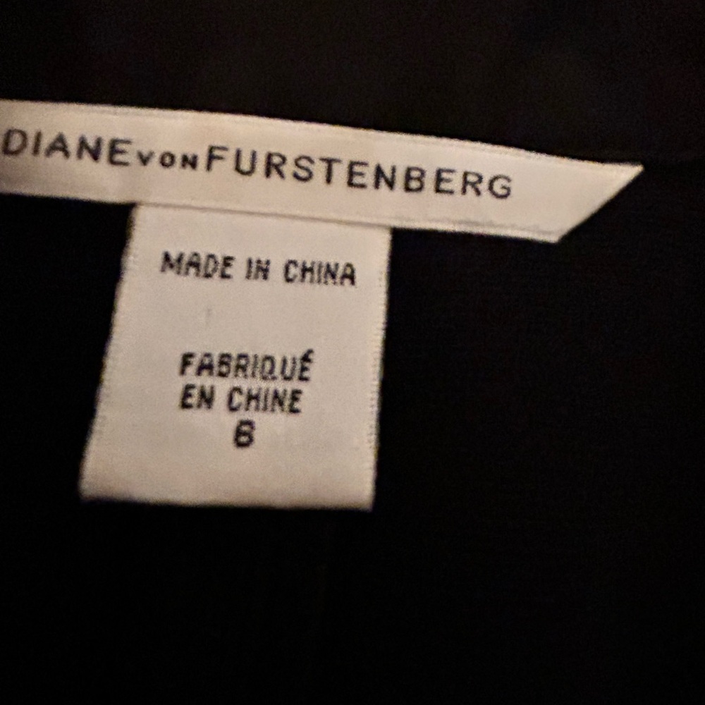 Diane Von Fustenburg 
Black blazer